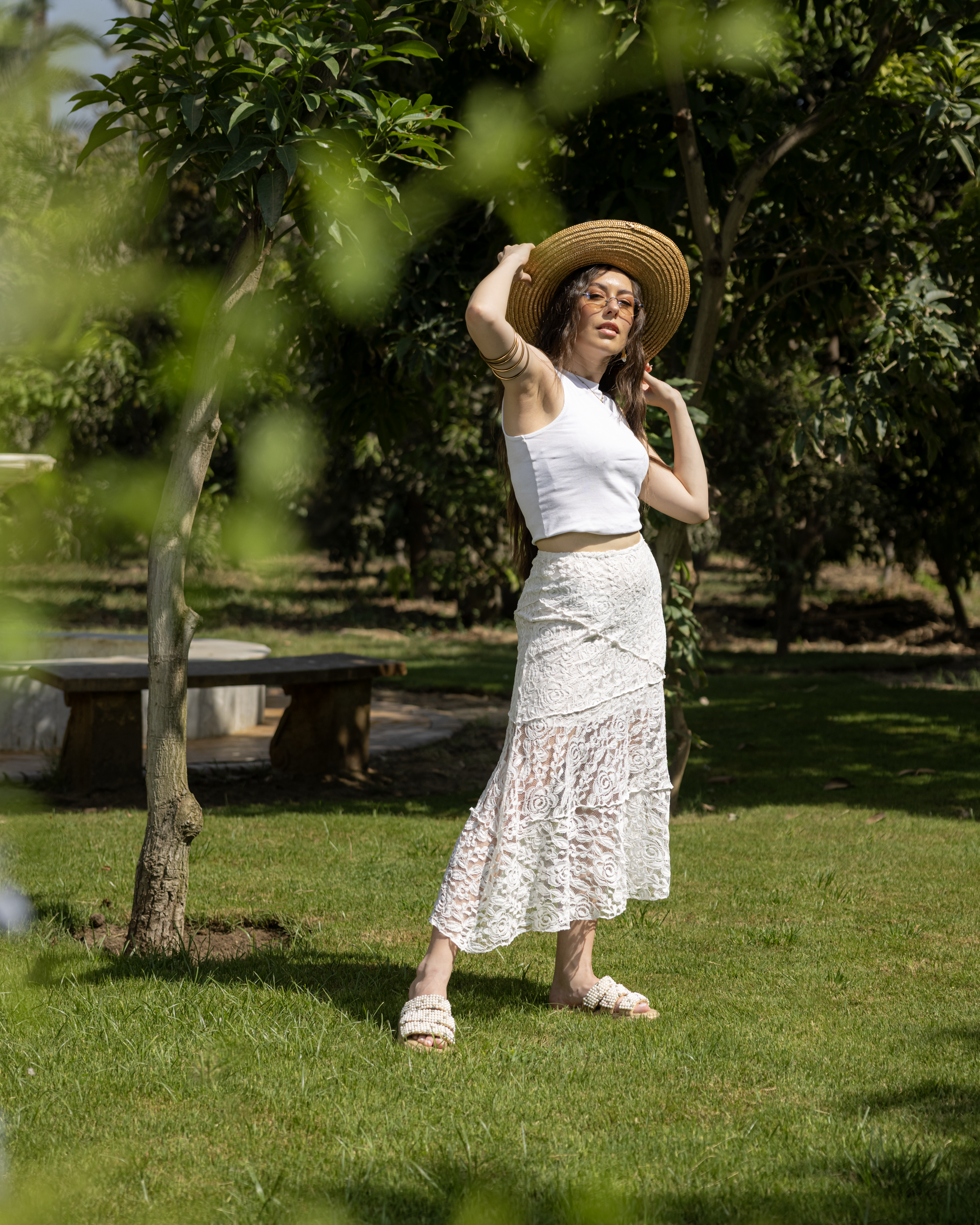 Lacee White Skirt – A timeless piece with delicate charm.