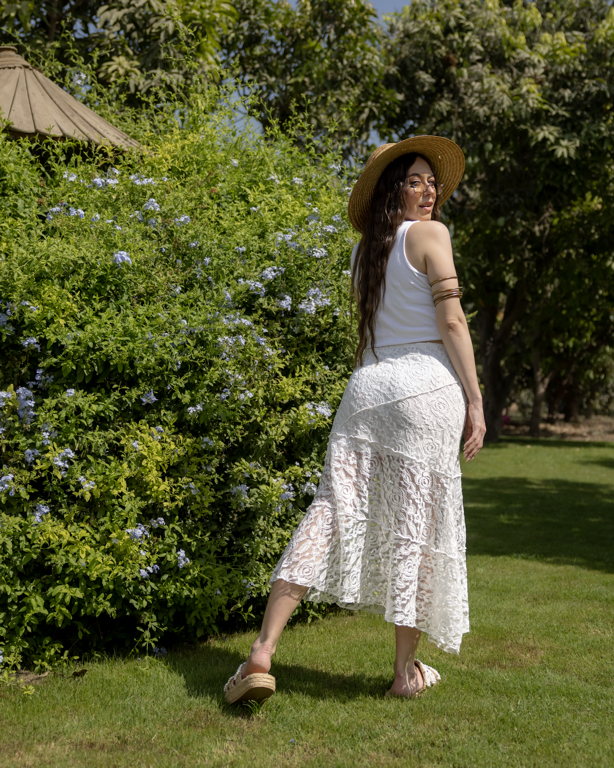 Lacee White Skirt – A timeless piece with delicate charm.